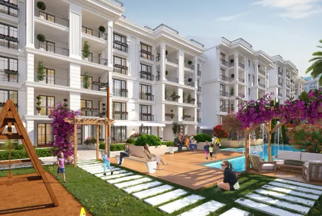 Bezugsfertige Wohnungen in flacher Bauweise in Istanbul Büyükçekmece-3