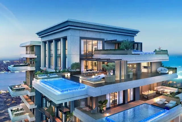 Luxusresidenzen mit Bosporusblick in Istanbul Nişantaşı-3