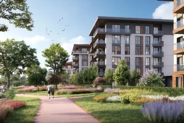 Atakent’te Yatay Mimarili Sitede Satılık Daireler-6