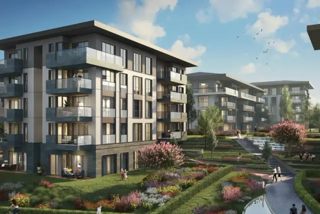 Atakent’te Yatay Mimarili Sitede Satılık Daireler-7