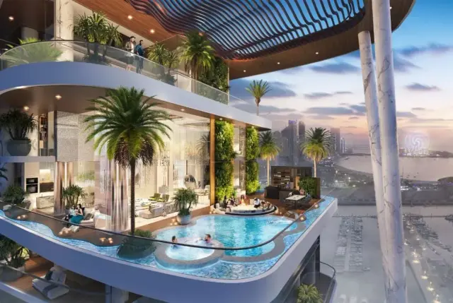 Residenzen im 49-stöckigen Turm in Dubai Harbour-1