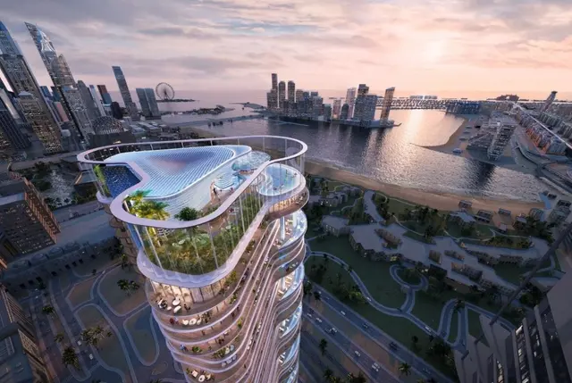 Wohnungen mit Blick auf Palm Jumeirah in Dubai Al Sufouh-2