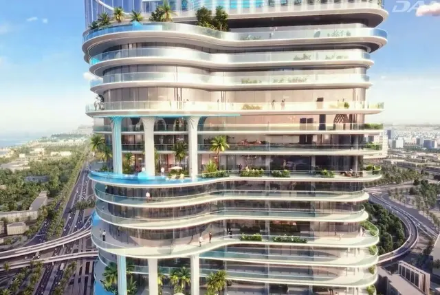 Wohnungen mit Blick auf Palm Jumeirah in Dubai Al Sufouh-3