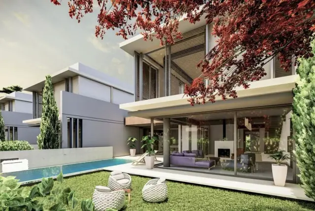 6+1 Villa mit Privatpool in Döşemealtı Antalya – Außenansicht 3