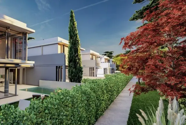 Antalya Döşemealtı'nda özel havuzlu 6+1 villa – dış görünüm 6