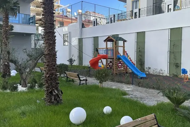 Wohnungen mit Meerblick in einer Anlage mit vielen Extras in Alanya Mahmutlar-8