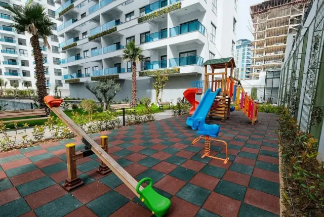 Wohnungen mit Meerblick in einer Anlage mit vielen Extras in Alanya Mahmutlar-6