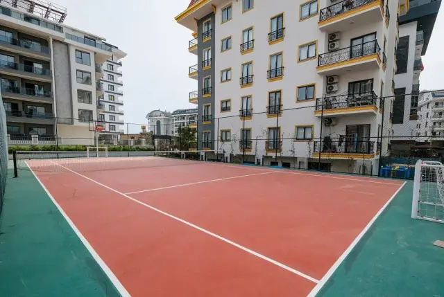 Wohnungen mit Meerblick in einer Anlage mit vielen Extras in Alanya Mahmutlar-7