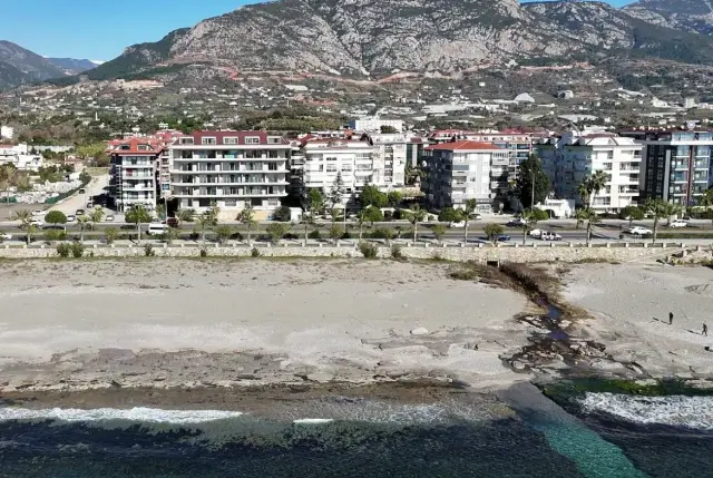 Wohnungen in einer Anlage direkt am Meer in Alanya Kestel-8
