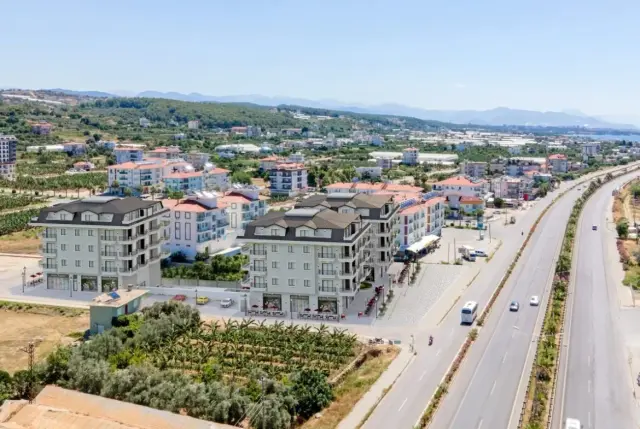 Wohnungen mit Meerblick in einer Anlage in Alanya Okurcalar-6