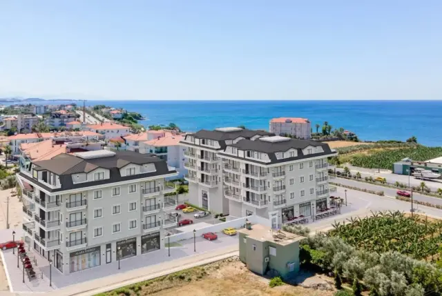 Wohnungen mit Meerblick in einer Anlage in Alanya Okurcalar-7