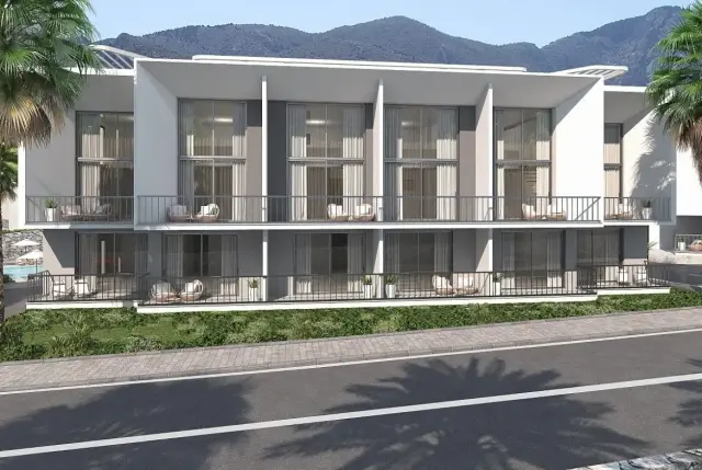 Meerblick Wohnungen nahe Golfplätzen in Kyrenia Nordzypern-3
