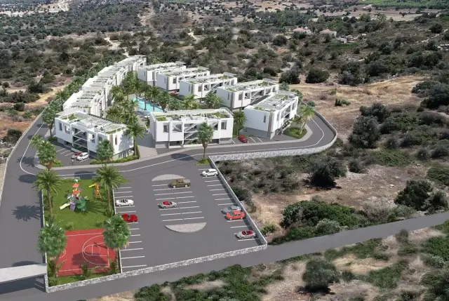 Meerblick Wohnungen nahe Golfplätzen in Kyrenia Nordzypern-4
