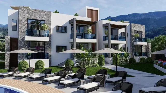 Möblierte Meerblick Wohnungen zum Verkauf in Kyrenia Nordzypern-4