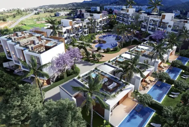 Möblierte Meerblick Wohnungen zum Verkauf in Kyrenia Nordzypern-5