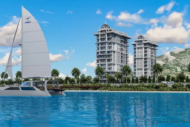 Ferienwohnungen direkt am Meer in Alanya Mahmutlar-4