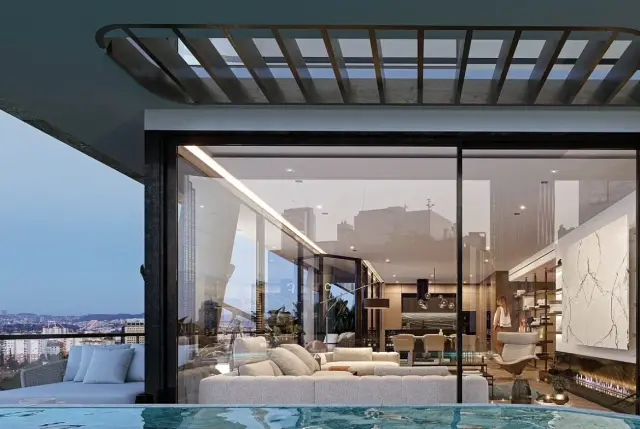 Wohnungen mit Bosporusblick und Jacuzzi in Istanbul Beşiktaş-6