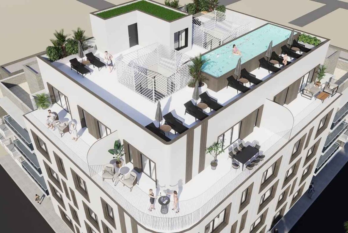 Moderne Wohnungen 60 m vom Meer in Torrevieja, Alicante-2