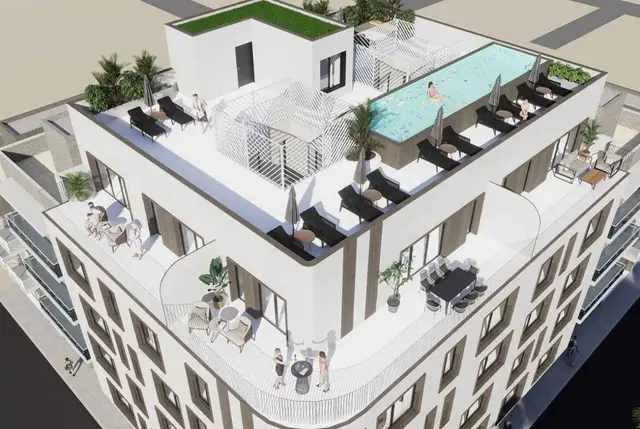Moderne Wohnungen 60 m vom Meer in Torrevieja, Alicante-2