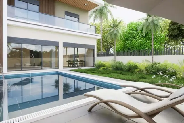 Villen mit privatem Pool und Aufzug in Antalya Konyaaltı-4