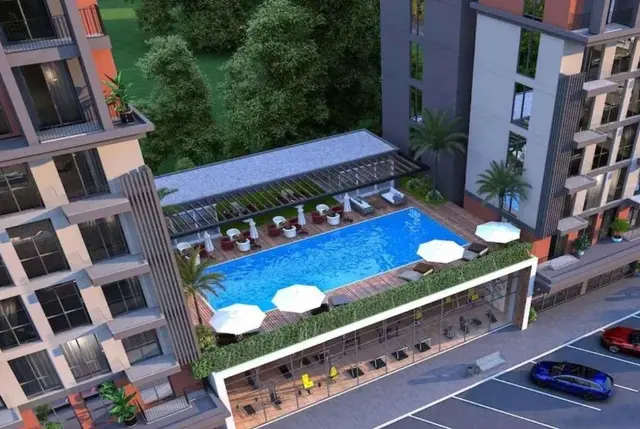 Home-Office-Suiten in Antalya mit Geschäften und Pool-1