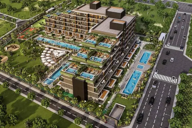 Wohnungen in Altıntaş zum Verkauf mit Pool-1