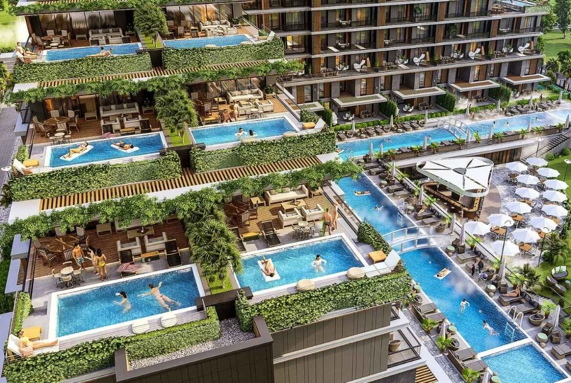 Wohnungen in Altıntaş zum Verkauf mit Pool-2