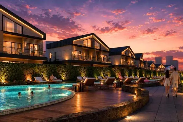4+1 Villen mit Privatpool in Antalya Altıntaş-6