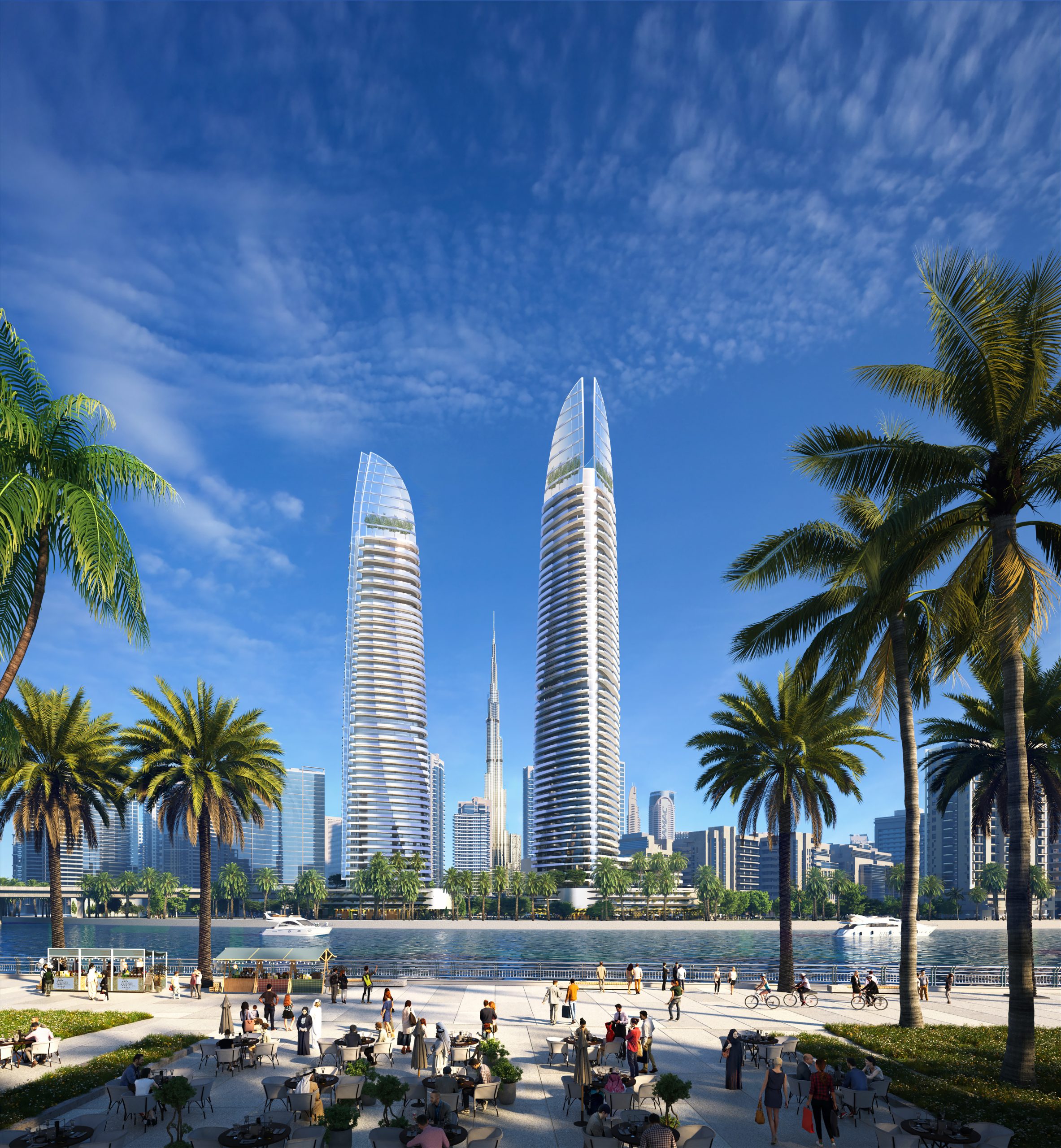 Luxury Residential Complex in Business Bay Dubai - Canal Heighst 2