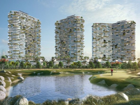 Damac Hills Golf Green 1 - Luxury Twin Towers: Sophisticated Property in Dubai