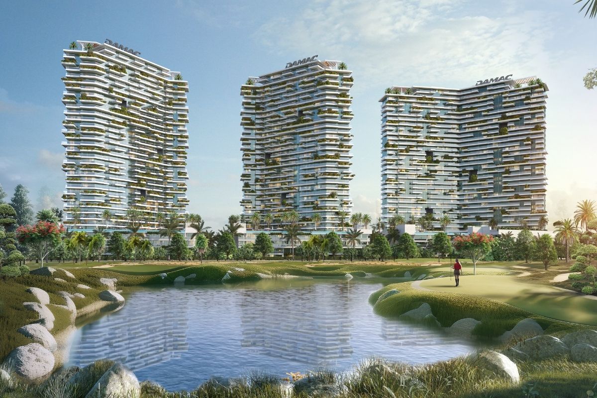 Damac Hills Golf Green 1 - Luxury Twin Towers: Sophisticated Property in Dubai