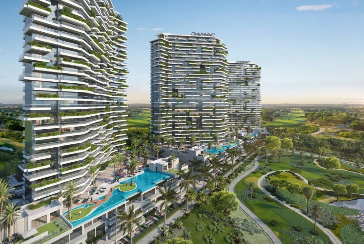 Damac Hills Golf Green 1 - Luxury Twin Towers: Sophisticated Property in Dubai