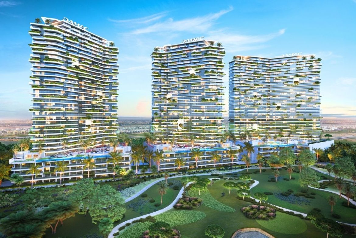 Damac Hills Golf Green 1 - Luxury Twin Towers: Sophisticated Property in Dubai