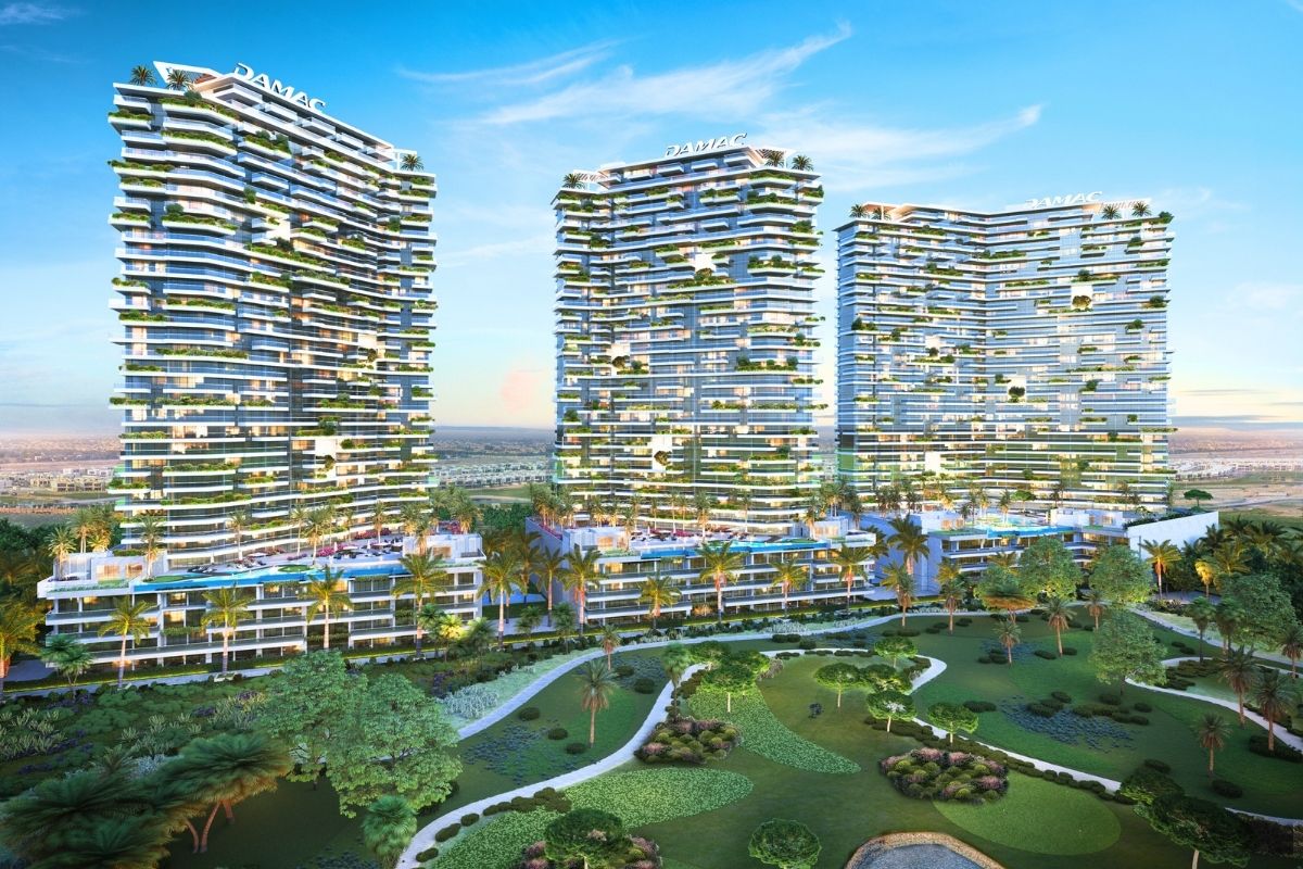 Damac Hills Golf Green 1 - Luxury Twin Towers: Sophisticated Property in Dubai