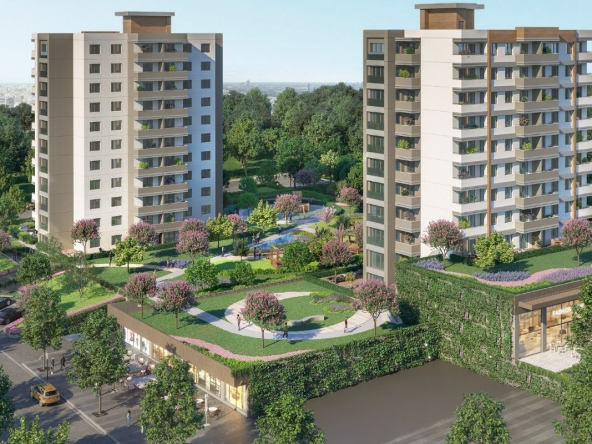 Banu Evleri Bahçekent, Ready to move in apartments for sale in Istanbul