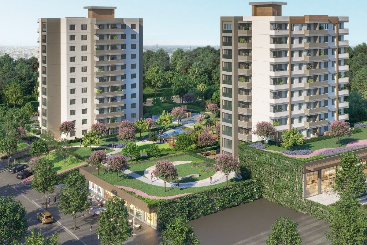 Banu Evleri Bahçekent, Ready to move in apartments for sale in Istanbul