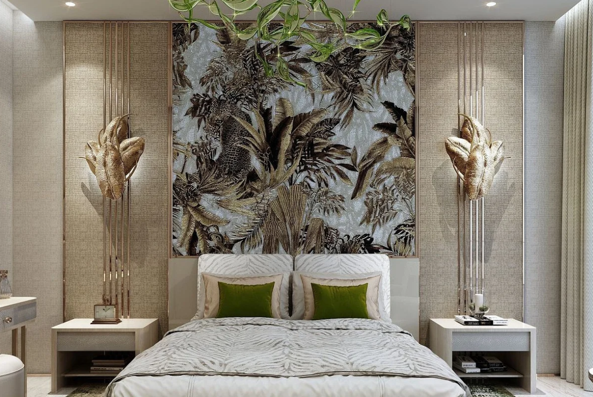 Statement interior design at DAMAC Bay 2 by Cavalli featuring bold details and luxury finishes