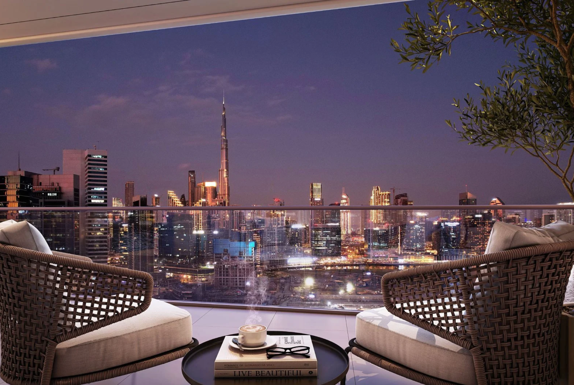 DG1 Tower in Business Bay Dubai reflecting a modern waterfront residential investment with strong design identity