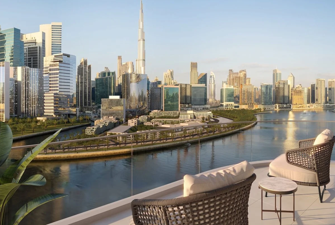 DG1 Tower in Business Bay Dubai reflecting a modern waterfront residential investment with strong design identity