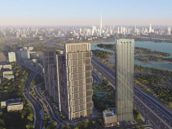 The element at sobha one in nad al sheba 1 presenting a refined residential development within a green and central dubai setting