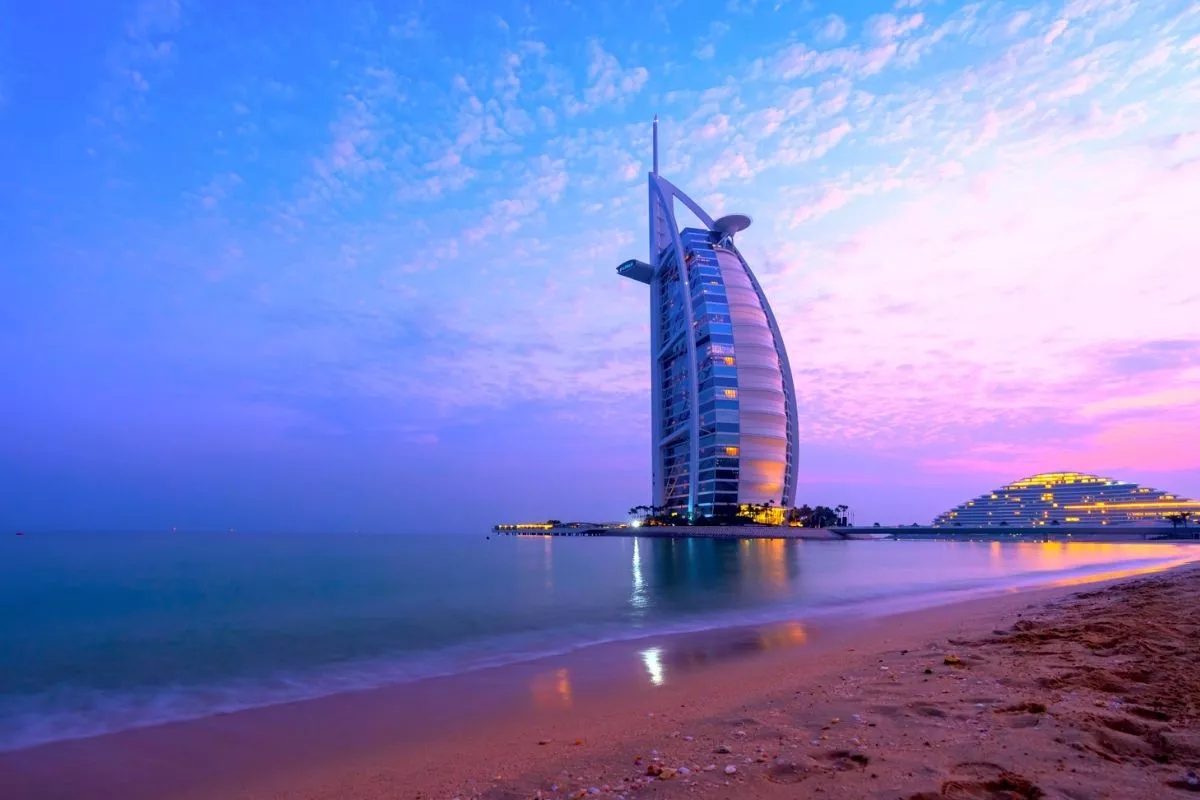 Luxury real estate skyline in dubai marina and downtown, representing highend property investments.