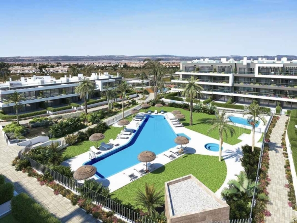 Airbnb ready apartments in torrevieja alicante with communal pool and modern residential facilities