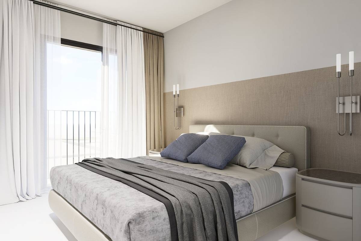 ALC-025-modern-apartments-for-sale-torrevieja-alicante-09 seafront apartments for sale in Torrevieja Alicante with rooftop solarium communal pool and modern interiors