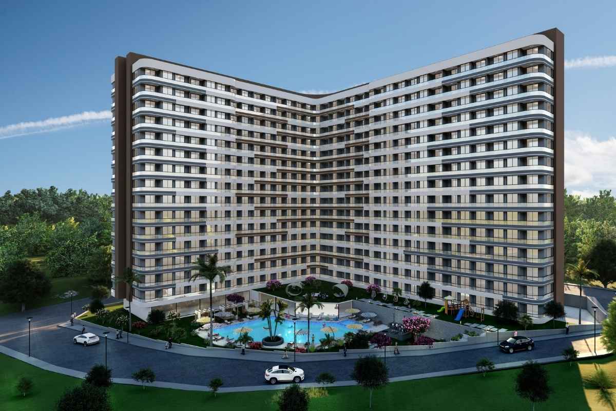 ICX-003-investment-apartments-mersin-erdemli-02 investment apartments in Mersin Erdemli near the sea with communal pool and modern residential complex