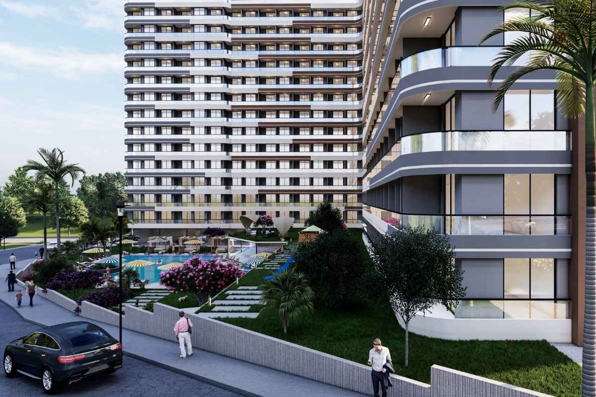 ICX-003-investment-apartments-mersin-erdemli-04 investment apartments in Mersin Erdemli near the sea with communal pool and modern residential complex