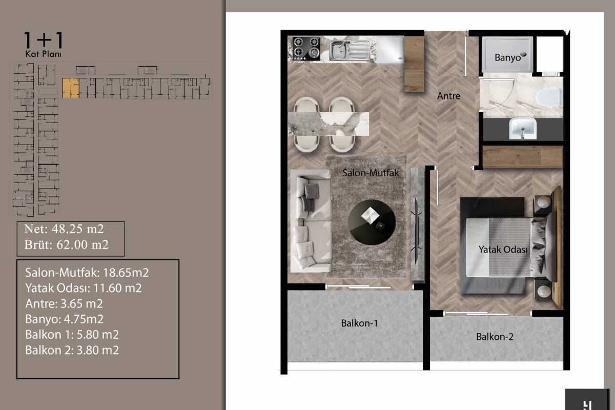 ICX-003-investment-apartments-mersin-erdemli-23 floor plan of investment apartment for sale in Mersin Erdemli Türkiye