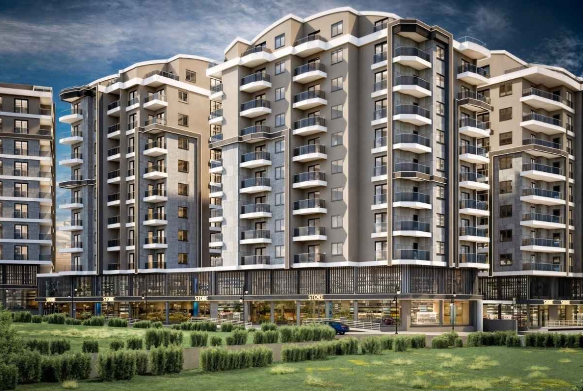 apartments for sale in Antalya Muratpaşa with sea and city views in a modern urban transformation project