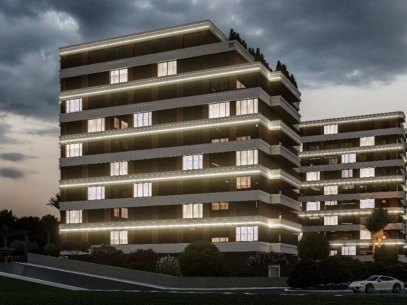 Investment flats for sale in mersin erdemli with nature views aquapark pool sauna fitness and beach access