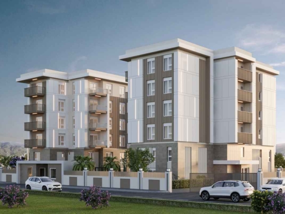Home office apartments for sale in antalya altınova near airport and shopping malls with pool fitness and garden duplex options