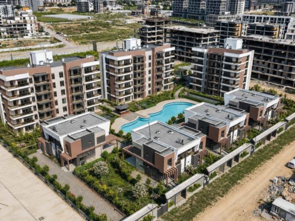 Ready to move apartments for sale in antalya altıntaş with pool fitness sauna closed parking and modern 2 bedroom interiors